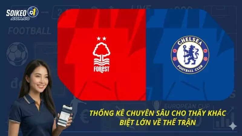 Thống kê chi tiết kết quả đối đầu diễn ra trong suốt trận đấu