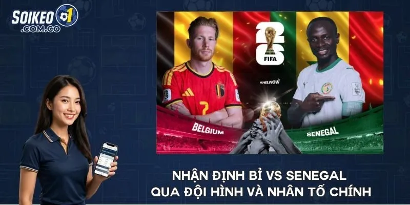 Nhận định Bỉ vs Senegal qua đội hình và nhân tố chính