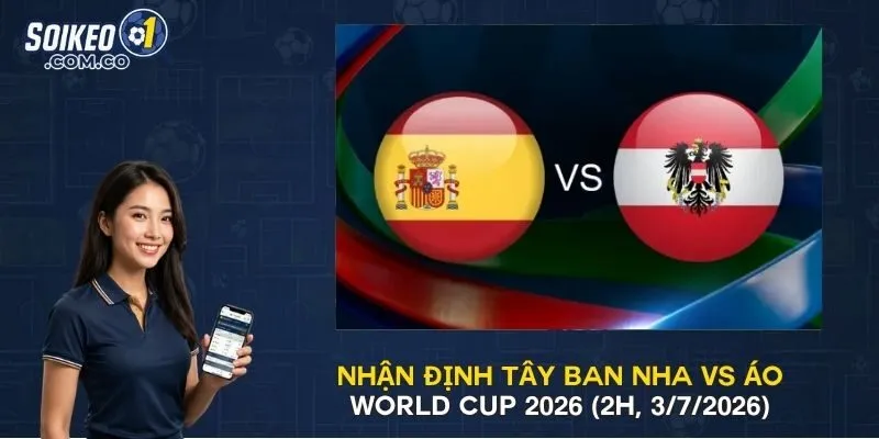 Nhận Định Tây Ban Nha Vs Áo World Cup 2026 (2h, 3/7/2026)